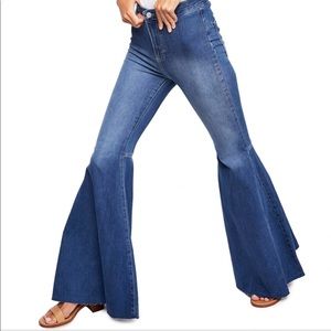 Free People Just Float On High Waist Flare Size 26